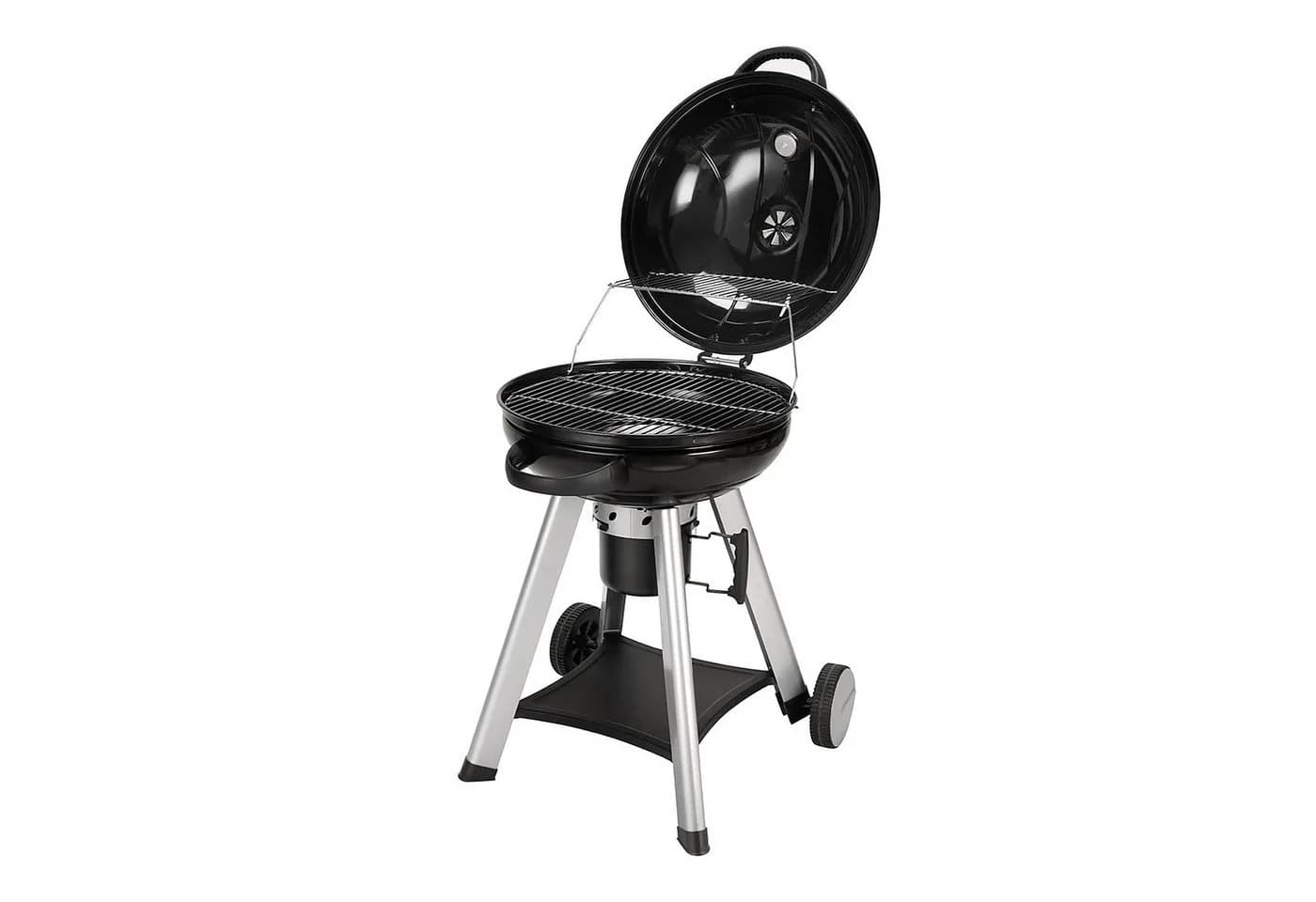 TAINO NEO Holzkohlegrill Schwarz Klappbar mit Warmhalterost - Bild 3