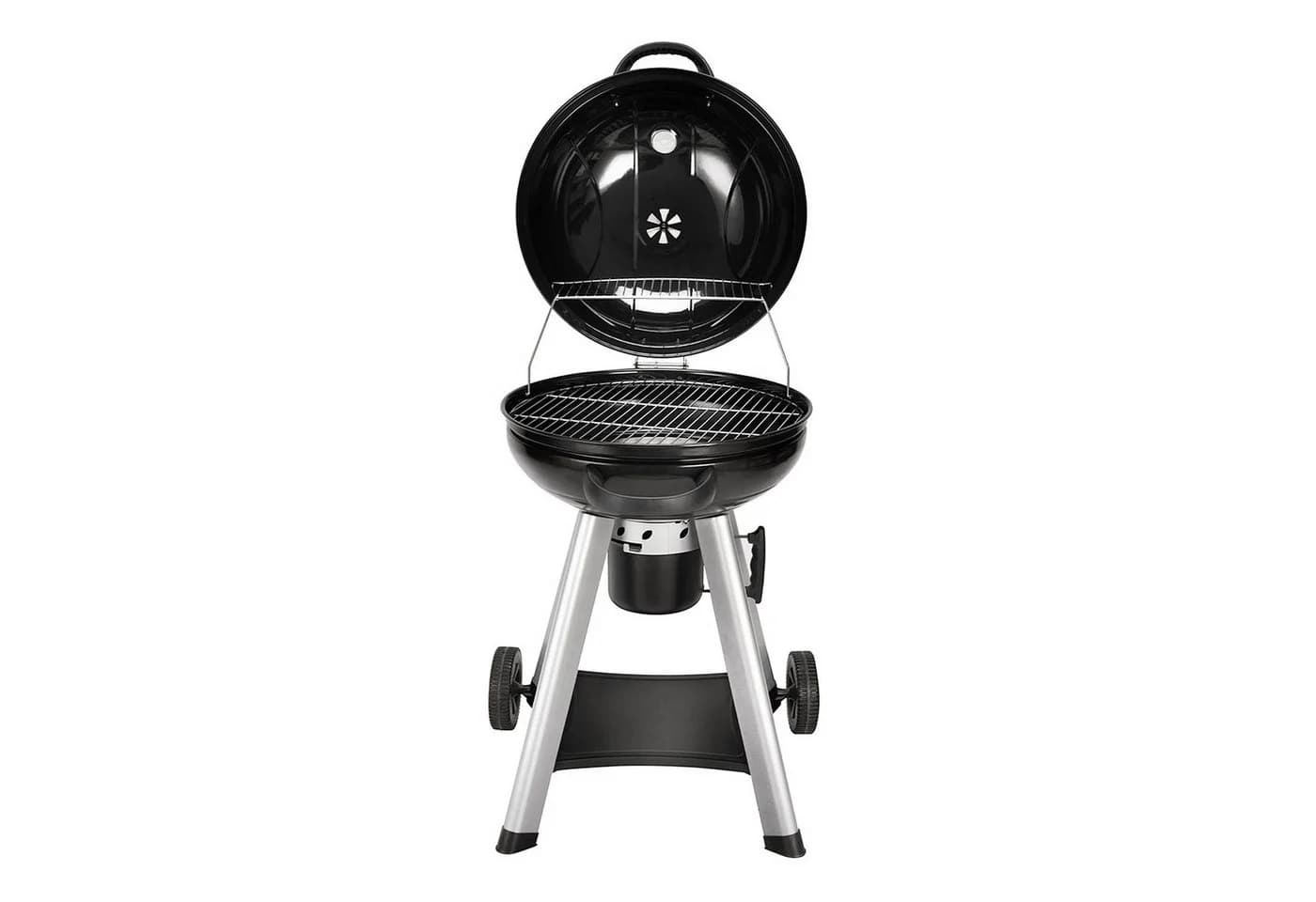 TAINO NEO Holzkohlegrill Schwarz Klappbar mit Warmhalterost - Bild 4