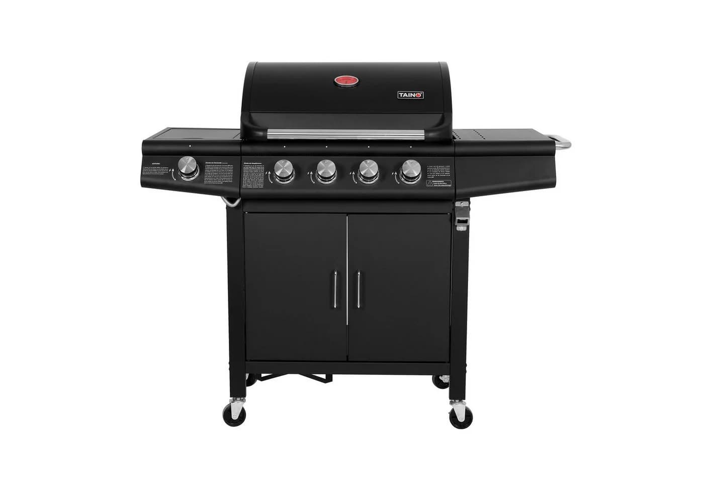 TAINO Gasgrill RED 4+1 mit Piezozündung und Seitenkocher - Bild 4