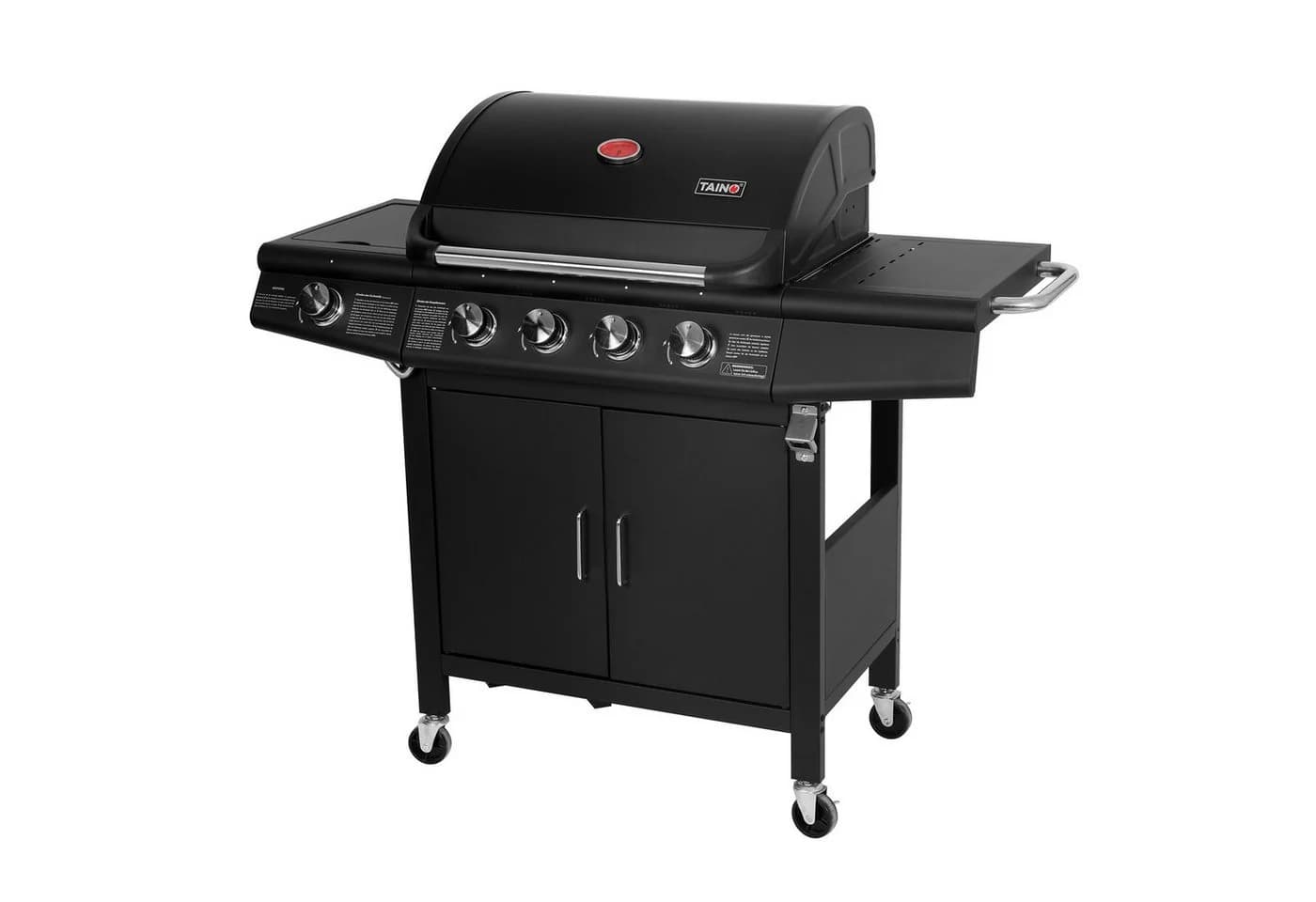TAINO Gasgrill RED 4+1 mit Piezozündung und Seitenkocher - Bild 5