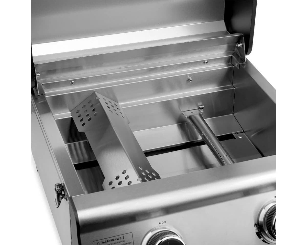 TAINO Gasgrill PLATINUM COMPACT Edelstahl Tischgrill mit Piezozündung - Bild 5