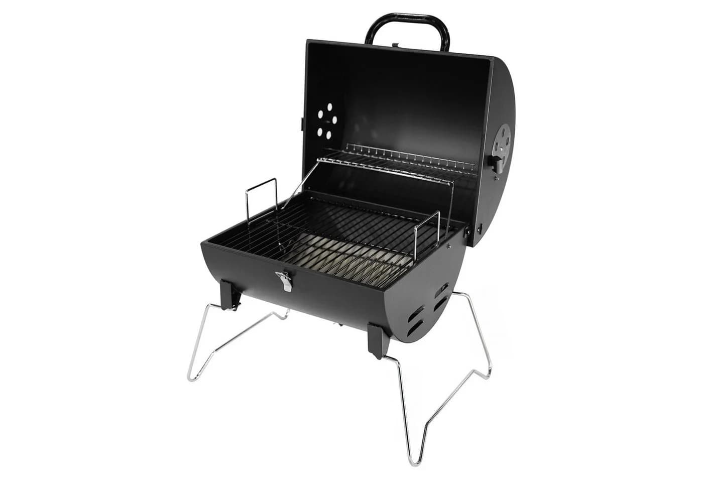 TAINO CHAROX Holzkohlegrill Schwarz Kompakt Tragbar