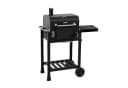 TAINO HERO Holzkohlegrill Schwarz mit klappbarem Seitentisch und Thermometer Bild 2