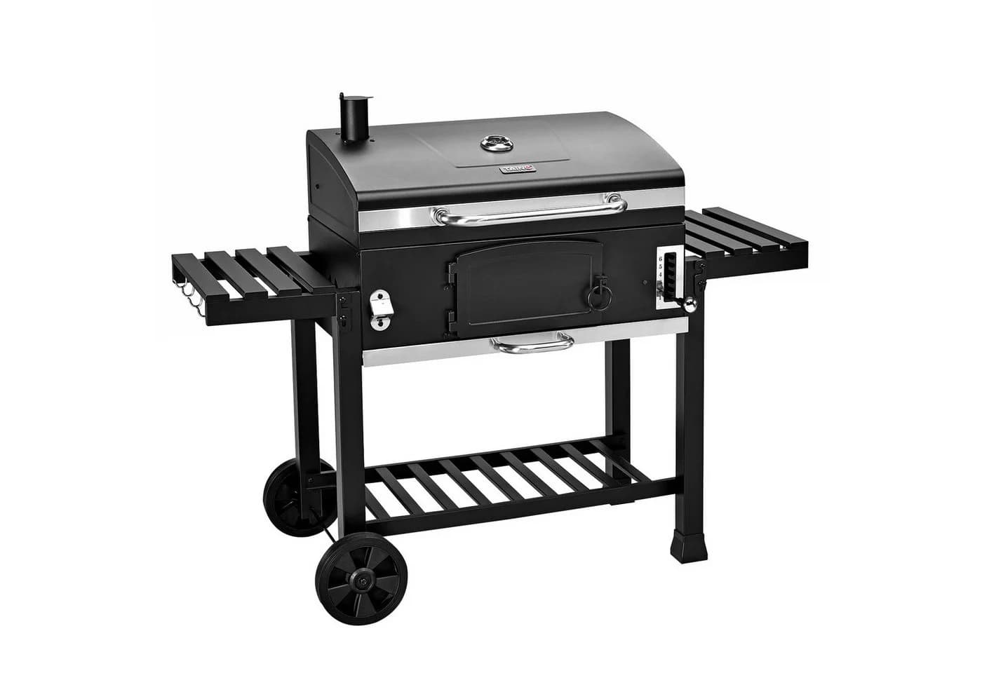 TAINO Holzkohlegrill HERO XXL mit Abdeckhaube und höhenverstellbarer Kohlewanne