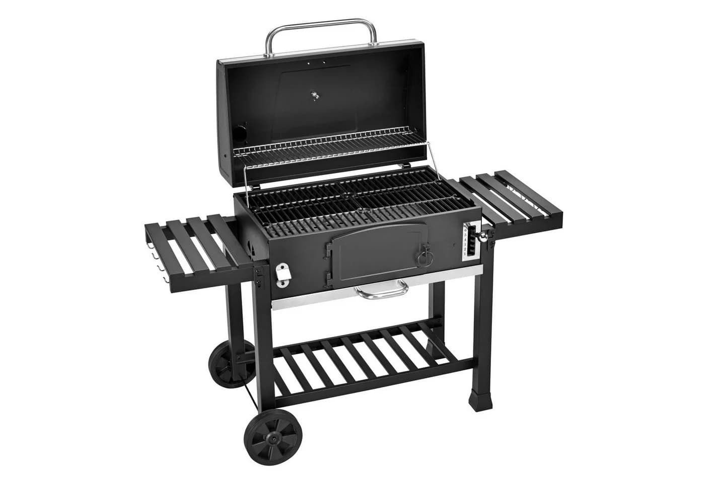 TAINO Holzkohlegrill HERO XXL mit Abdeckhaube und höhenverstellbarer Kohlewanne - Bild 4