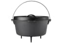 TAINO Dutch Oven 8L Gusseisen Feuertopf Schwarz mit Deckelheber Bild 4