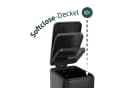 SVITA Treteimer STM15 Schwarz 15L Softclose Bild 3