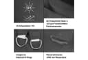 SVITA Sonnensegel Dunkelgrau UV 50+ Wasserabweisend Bild 3