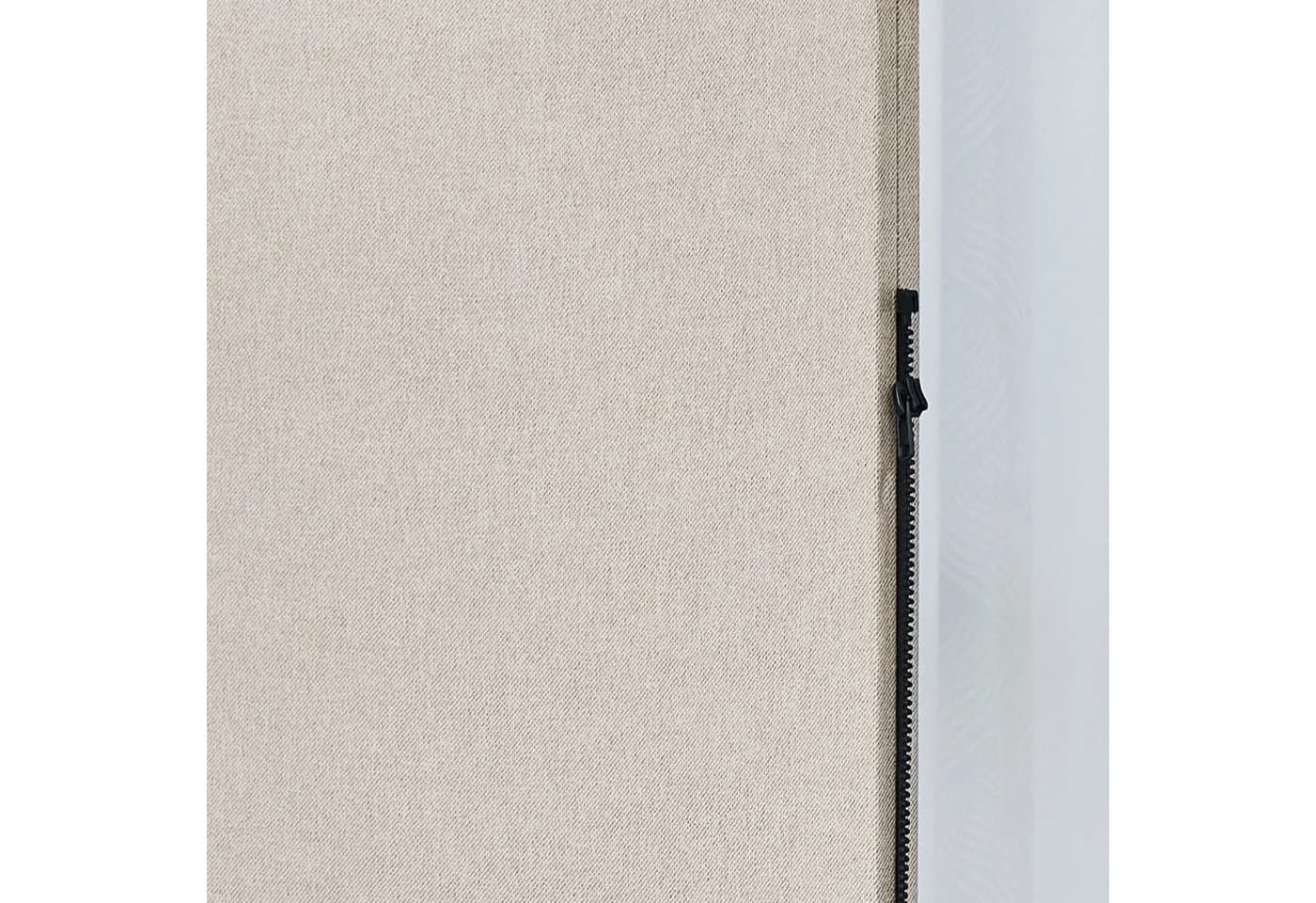SVITA Paravent OTIS Raumteiler Beige Polyester Stellwand - Bild 3