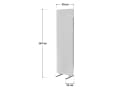 SVITA Paravent OTIS Raumteiler Beige Polyester Stellwand Bild 5