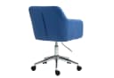 SVITA Bürostuhl OLIVER, Drehbar, Höhenverstellbar, Samt, Blau Bild 4