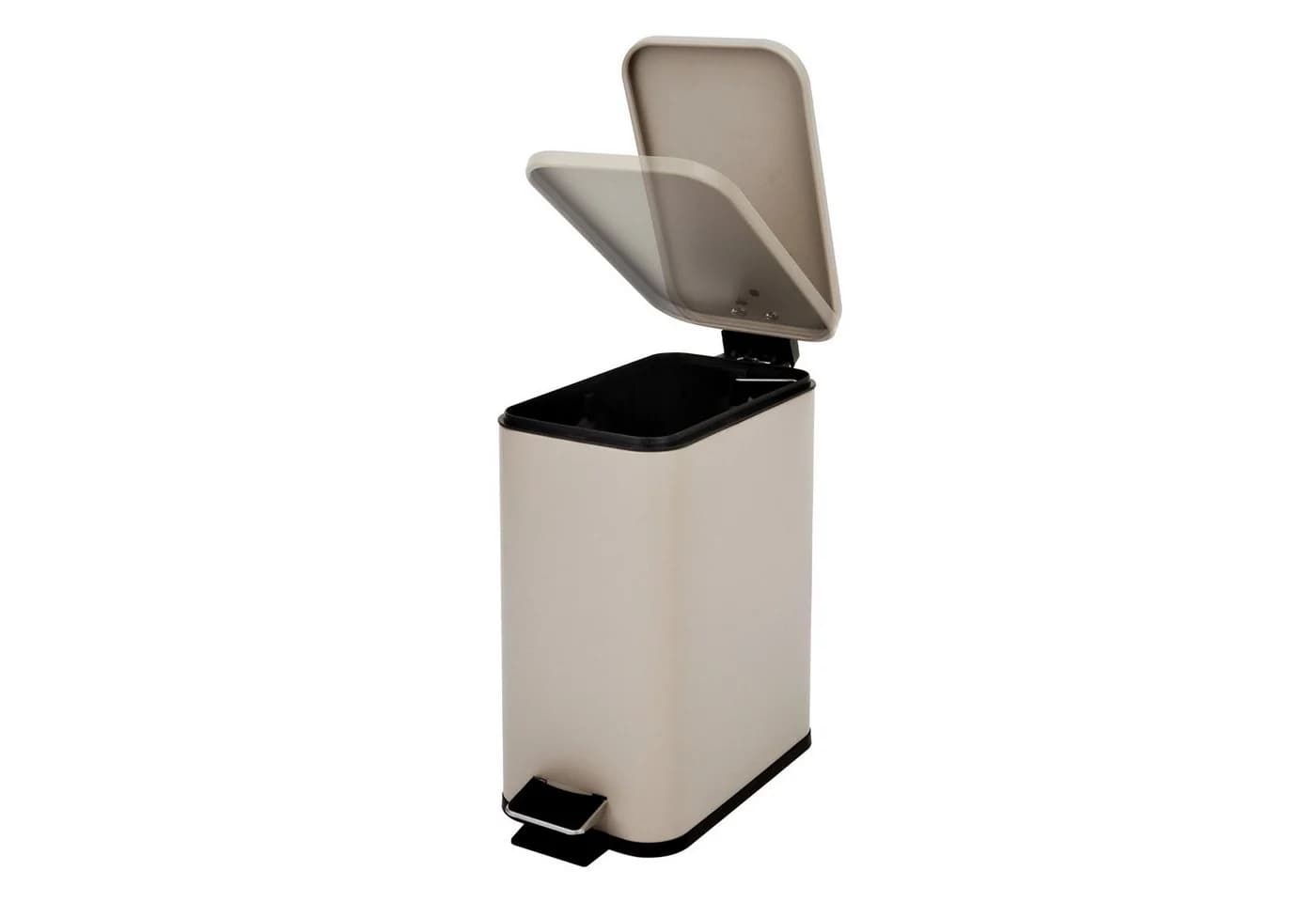 SVITA Mülleimer ST5 Softclose Tretmülleimer 5L Taupe Beige - Bild 3