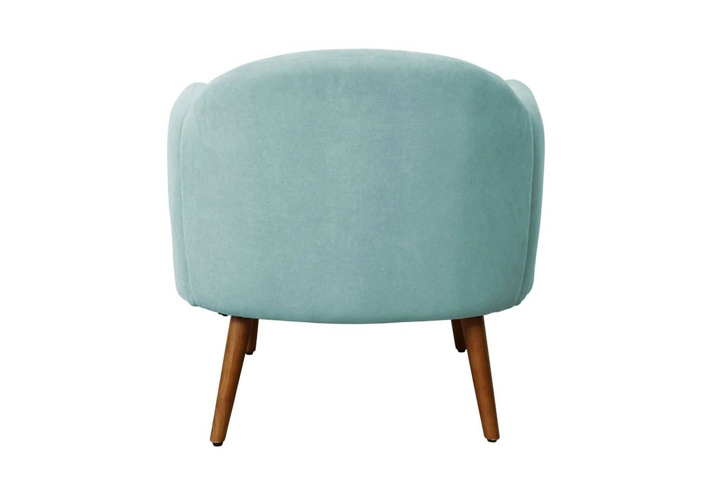 SVITA JOHAN Loungesessel Blau-Grün mit Armlehnen und Holzbeinen - Bild 4