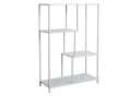 SVITA Standregal CARME Weiß Metallregal Industrial Bild 2