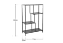 SVITA Standregal CARME Weiß Metallregal Industrial Bild 5