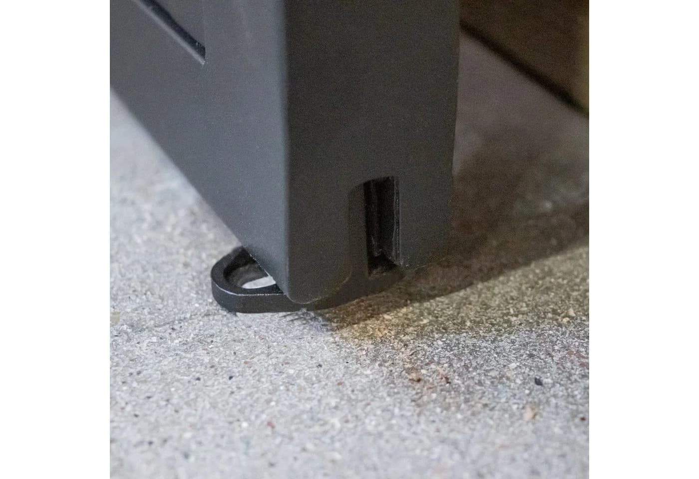 inova wohnen Glasschiebetür Schwarz mit Klarglas-Einsatz, Größenauswahl - Bild 4