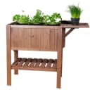 matrasa Hochbeet CUBE 1 mit Tisch - Gemüsebeet für Balkon & Terrasse Bild 1