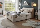 ED EXCITING DESIGN Boxspringbett Carpino Beige Elektrisch Verstellbar Bild 1