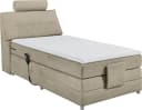 Boxspringbett Palermo beige mit Motor und Stauraum Bild 1