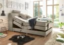 Boxspringbett Palermo beige mit Motor und Stauraum Bild 5