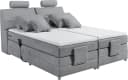 ED EXCITING DESIGN Boxspringbett Palermo Grau mit Motor und Stauraum Bild 3