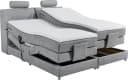 ED EXCITING DESIGN Boxspringbett Palermo Grau mit Motor und Stauraum Bild 4