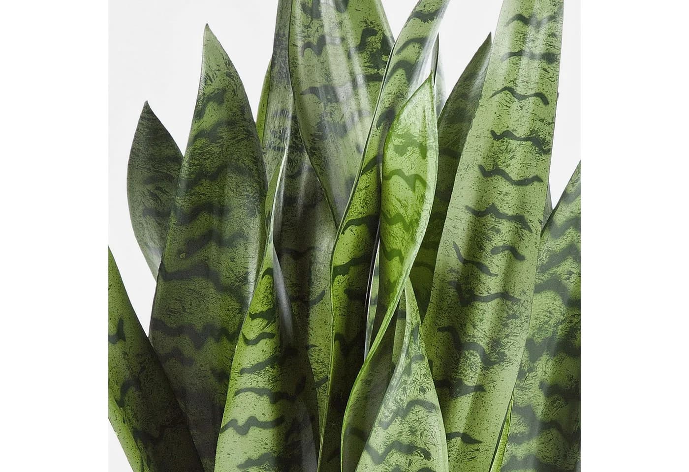 artplants Sansevieria Kunstpflanze Grün Getopft 80cm
