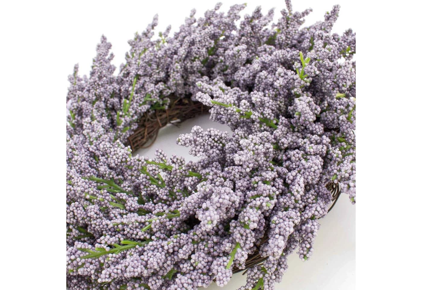 Kunstkranz Deko Lavendelkranz Violett 25cm artplants