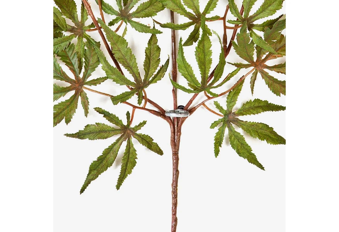 artplants Kunstzweig Japanischer Ahornzweig AKAYO Grün-Rot 60 cm - Bild 4