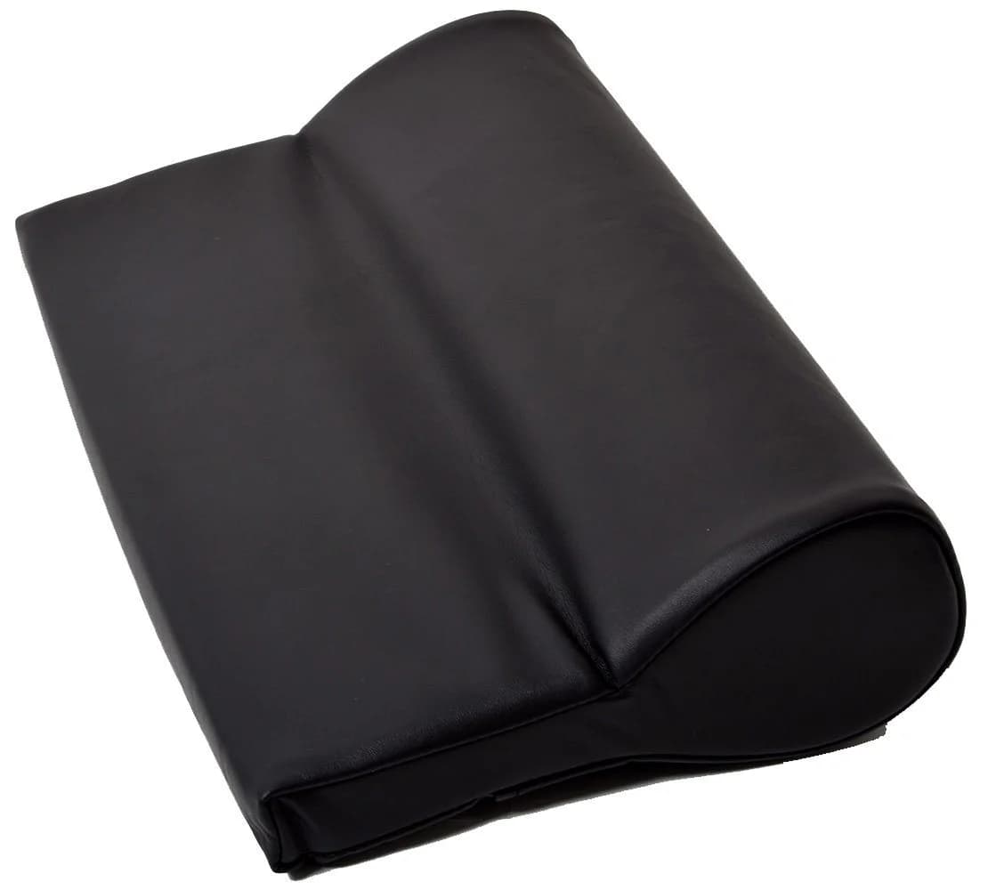 Duke-Handel Nackenkissen Schwarz Kunstleder Super-Soft