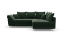 Ecksofa COLLECTION AB Innsbruck L-Form Flaschengrün Microfaser Bild 1