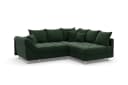 Ecksofa COLLECTION AB Innsbruck L-Form Flaschengrün Microfaser Bild 4