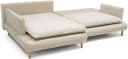 Ecksofa COLLECTION AB Mandela L-Form Beige mit Bettfunktion Bild 5