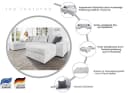 Wohnlandschaft COLLECTION AB Josy XL U-Form Dunkelgrün mit Bettfunktion Bild 3