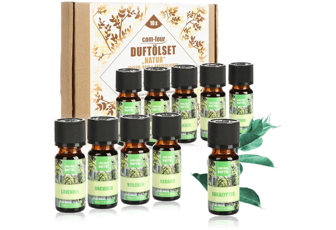 com-four Duftöl Set 10-teilig für Aroma-Diffusoren - Bild 2