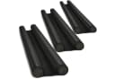 com-four Zugluftstopper 3-tlg. Schwarz mit Doppeldichtung Bild 2