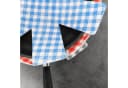 com-four Pfannenschutz aus Filz 9-tlg. Blau/Rot/Schwarz Bild 3