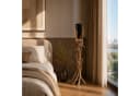 Möbel Bressmer Stehlampe VILLA Treibholz Leinen E27 Bild 1