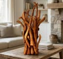 Möbel Bressmer Tischleuchte ACE Treibholz E27 Handgefertigt Bild 2