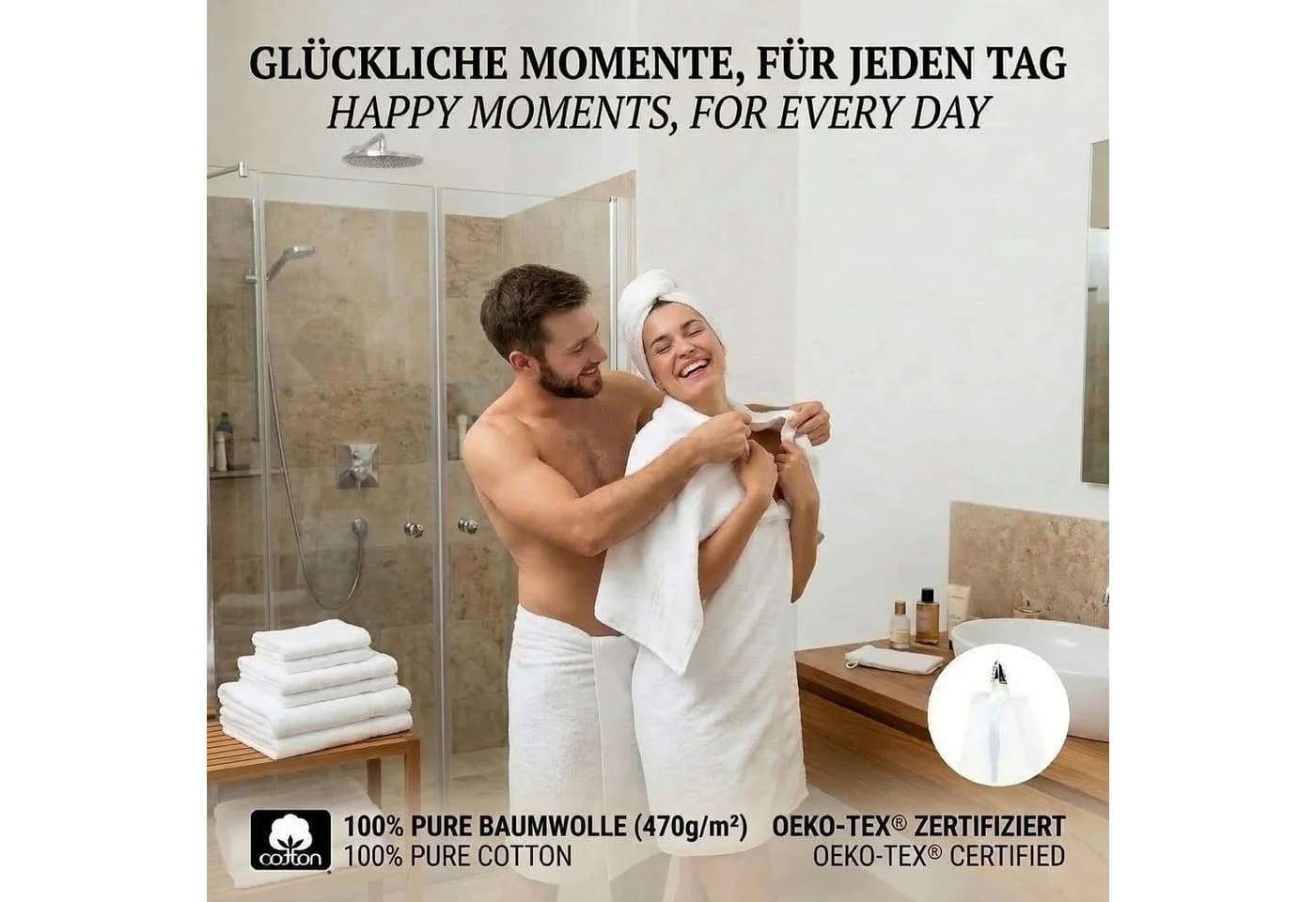 Betz Handtuch Set 10-tlg. Handtuch-Set PREMIUM, 100% Baumwolle - Bild 5