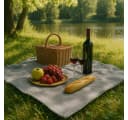 Betz Fleecedecke Kuscheldecke 130x170 cm Silbergrau 180 g/m² Bild 5