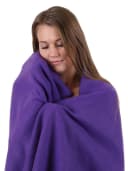 Betz Fleecedecke Kuscheldecke Lila 130x170 cm Bild 3