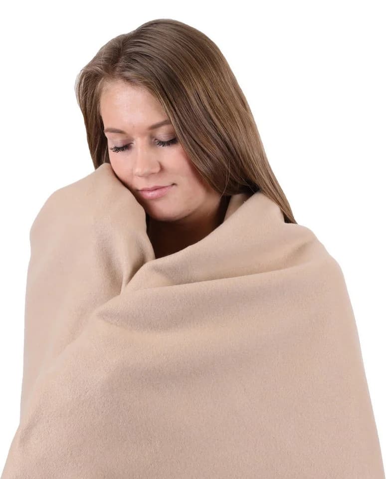 Betz Luxuskuscheldecke Sand 130x170cm Polyester - Bild 5