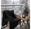 Betz Fleecedecke Kuscheldecke 130x170 cm Schwarz Bild 1