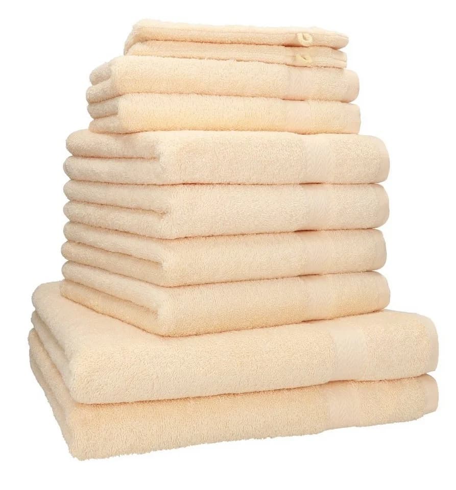 Betz Handtuch Set 10-tlg. PREMIUM Beige 100% Baumwolle - Bild 2