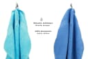 Betz Handtuch Set 10-tlg. Premium Farbe Hellblau & Türkis, Baumwolle Bild 3