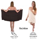 Betz Handtuch-Set 10-tlg. Premium Beige & Dunkelbraun 100% Baumwolle Bild 5