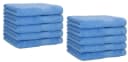 Betz Gästehandtücher 10-tlg. Set PREMIUM 100% Baumwolle Blau Bild 2