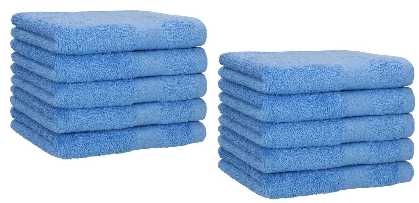 Betz Gästehandtücher 10-tlg. Set PREMIUM 100% Baumwolle Blau - Bild 2
