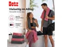 Betz Handtuch-Set 10-tlg. Premium 100% Baumwolle Anthrazit/Altrosa Bild 5